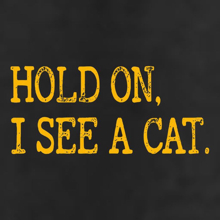 Hold On I See Cat Funny Cat Lovers Sarcastic Sayings Cats Adult Drive Performance Visor