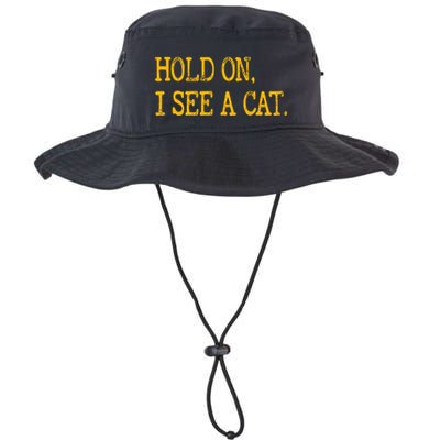 Hold On I See Cat Funny Cat Lovers Sarcastic Sayings Cats Bucket Hat