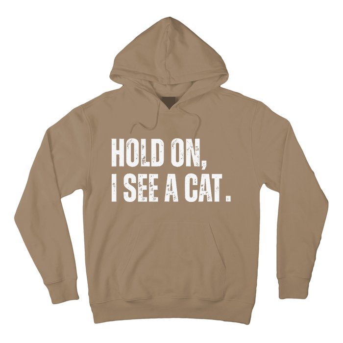 Hold On I See A Cat Hoodie