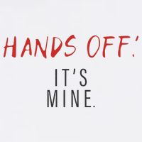 Hands Off ItS Mine Funny Trending Quote Tank Top