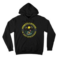 Honestly Officer IM Just Geocaching Map Reading Geocache Hoodie