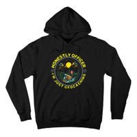 Honestly Officer IM Just Geocaching Map Reading Geocache Tall Hoodie