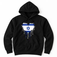 Heart Of Israel Flag I Stand With Israel Heritage Israeli Hoodie