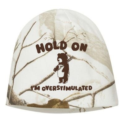 Hold On IM Overstimulated Kati - Camo Knit Beanie