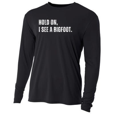 Hold On I See A Bigfoot Cooling Performance Long Sleeve Crew