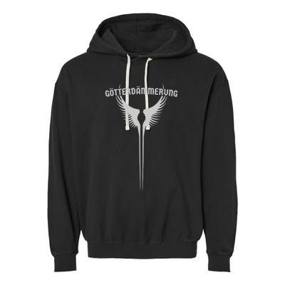 Hearts Of Iron Iv GöTterdäMmerung Valkyre Wings Garment-Dyed Fleece Hoodie