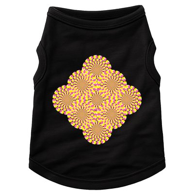 Hypnosis Optical Illusion Spiral Perspective Perception Gift Doggie Tank