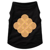 Hypnosis Optical Illusion Spiral Perspective Perception Gift Doggie Tank
