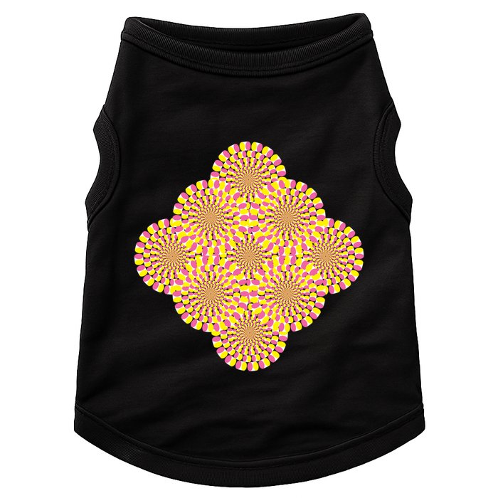 Hypnosis Optical Illusion Spiral Perspective Perception Gift Doggie Tank