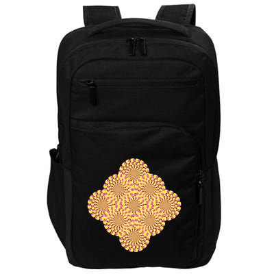 Hypnosis Optical Illusion Spiral Perspective Perception Gift Impact Tech Backpack