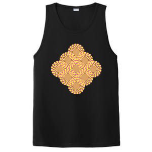 Hypnosis Optical Illusion Spiral Perspective Perception Gift PosiCharge Competitor Tank