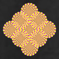 Hypnosis Optical Illusion Spiral Perspective Perception Gift Golf Towel