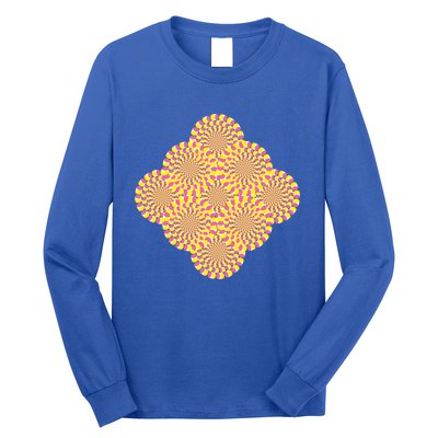 Hypnosis Optical Illusion Spiral Perspective Perception Gift Long Sleeve Shirt