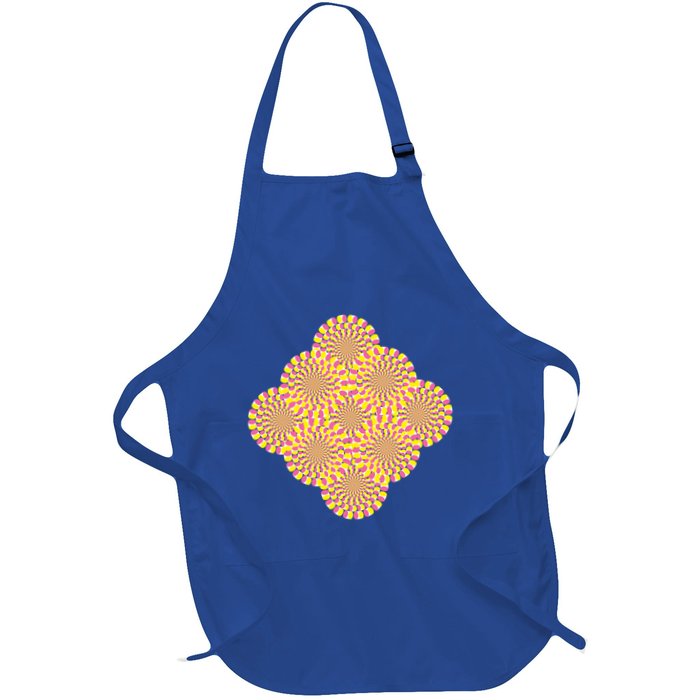 Hypnosis Optical Illusion Spiral Perspective Perception Gift Apron