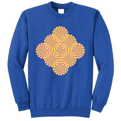 Hypnosis Optical Illusion Spiral Perspective Perception Gift Sweatshirt