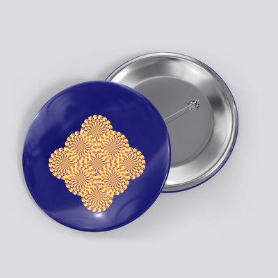 Hypnosis Optical Illusion Spiral Perspective Perception Gift Button