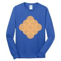 Hypnosis Optical Illusion Spiral Perspective Perception Gift Tall Long Sleeve T-Shirt