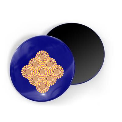 Hypnosis Optical Illusion Spiral Perspective Perception Gift Magnet