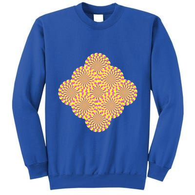 Hypnosis Optical Illusion Spiral Perspective Perception Gift Tall Sweatshirt