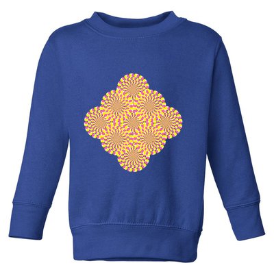 Hypnosis Optical Illusion Spiral Perspective Perception Gift Toddler Sweatshirt