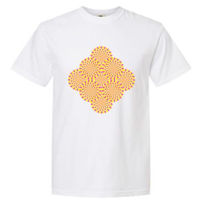 Hypnosis Optical Illusion Spiral Perspective Perception Gift Garment-Dyed Heavyweight T-Shirt