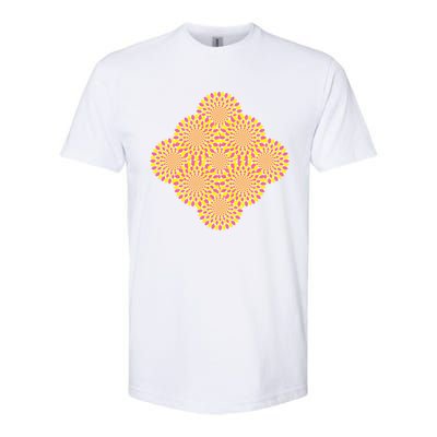 Hypnosis Optical Illusion Spiral Perspective Perception Gift Softstyle CVC T-Shirt