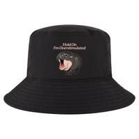 Hold On I_m Overstimulated Moo Deng Baby Hippo Moo Cool Comfort Performance Bucket Hat