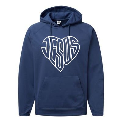 Heart Of Jesus Performance Fleece Hoodie