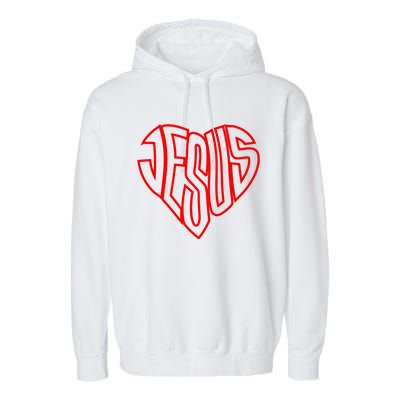 Heart Of Jesus Garment-Dyed Fleece Hoodie