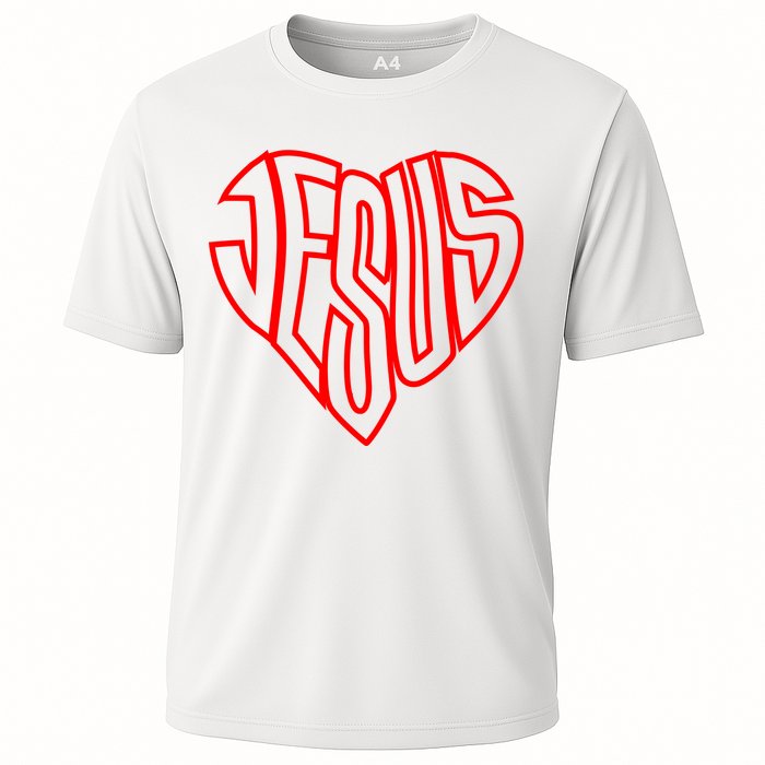 Heart Of Jesus Cooling Performance Crew T-Shirt