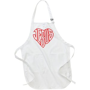 Heart Of Jesus Full-Length Apron With Pockets