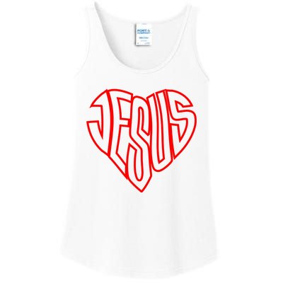 Heart Of Jesus Ladies Essential Tank