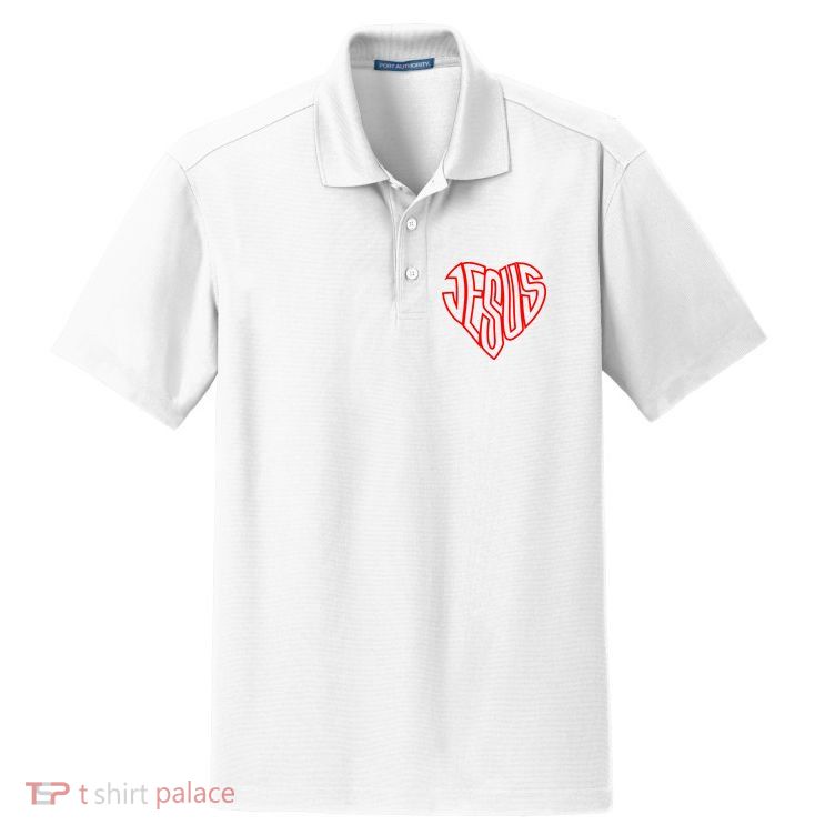 Heart Of Jesus Dry Zone Grid Polo