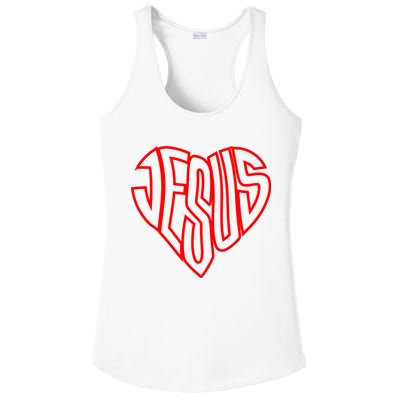 Heart Of Jesus Ladies PosiCharge Competitor Racerback Tank