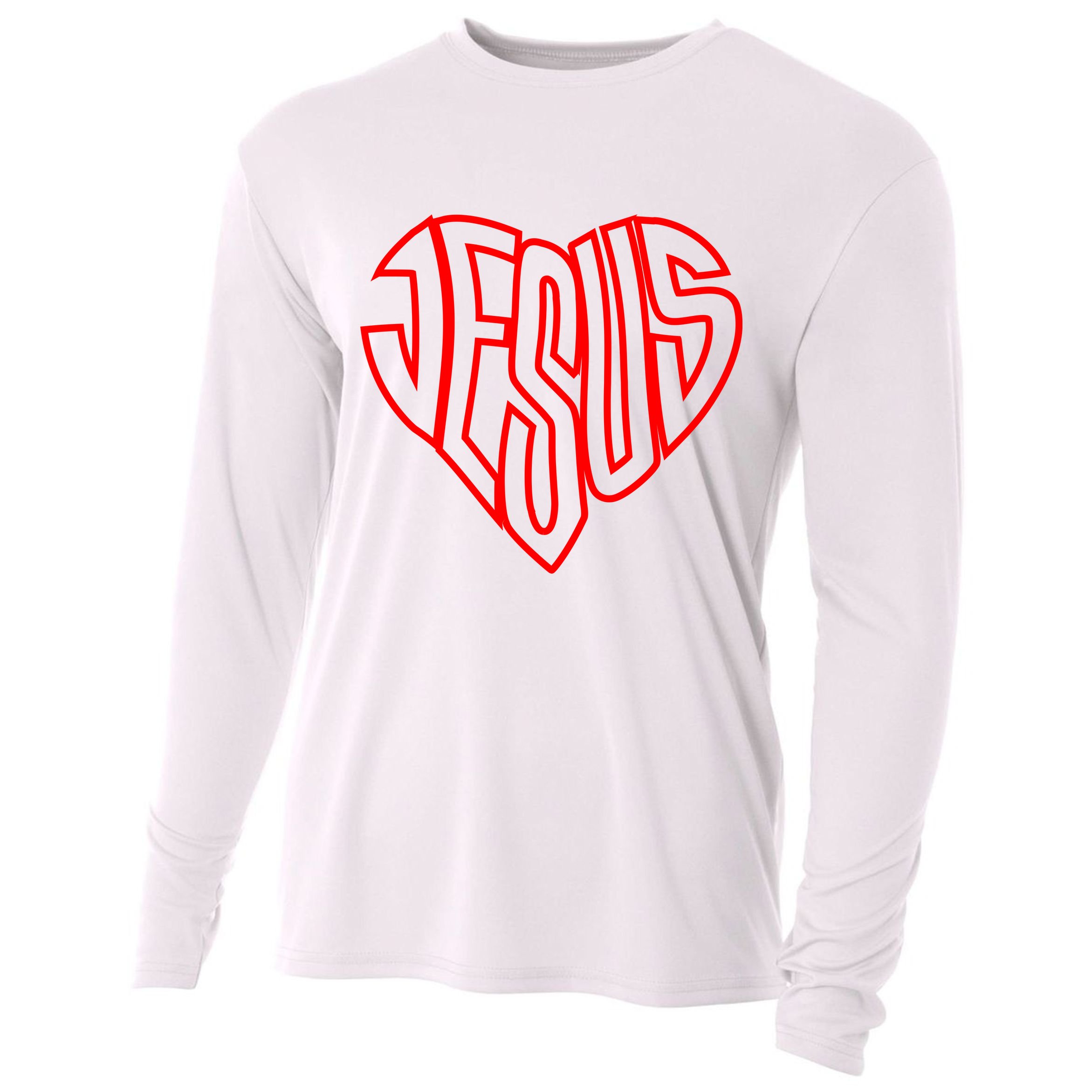 Heart Of Jesus Cooling Performance Long Sleeve Crew