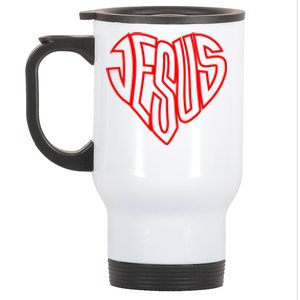 Heart Of Jesus Stainless Steel Travel Mug