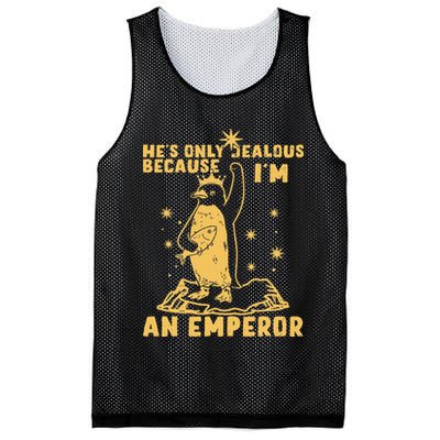Hes Only Jealous Because Im An Emperor Penguin Mesh Reversible Basketball Jersey Tank