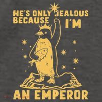 Hes Only Jealous Because Im An Emperor Penguin Vector Backpack