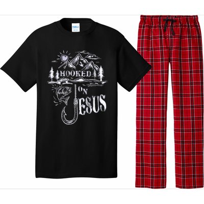 Hooked On Jesus Christ Faith Hope Love Religious Pajama Set