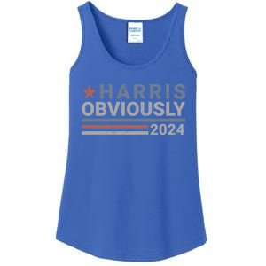 Harris Obviously Kamala 2024 Gift Ladies Essential Tank