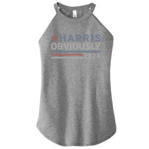 Harris Obviously Kamala 2024 Gift Women's Perfect Tri Rocker Tank