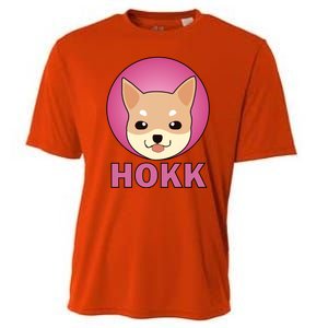 HOKK Hokkaidu Inu Crypto Currency Cooling Performance Crew T-Shirt