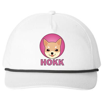 HOKK Hokkaidu Inu Crypto Currency Snapback Five-Panel Rope Hat