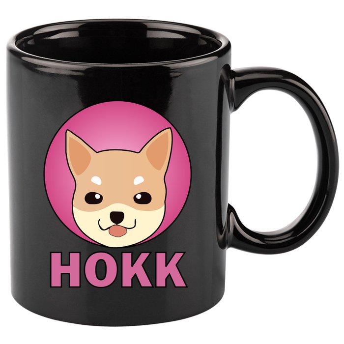 HOKK Hokkaidu Inu Crypto Currency 11oz C Handle Ceramic Mug