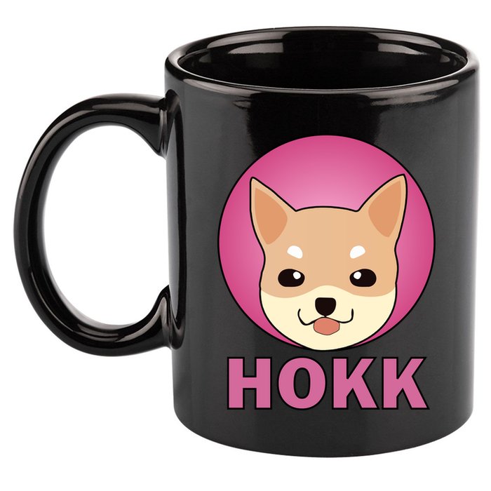 HOKK Hokkaidu Inu Crypto Currency 11oz C Handle Ceramic Mug