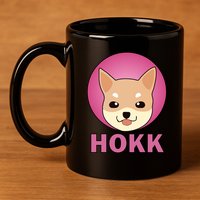 HOKK Hokkaidu Inu Crypto Currency 11oz C Handle Ceramic Mug