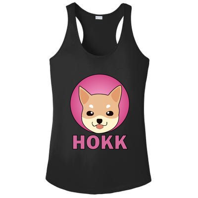 HOKK Hokkaidu Inu Crypto Currency Ladies PosiCharge Competitor Racerback Tank