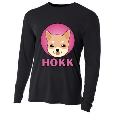 HOKK Hokkaidu Inu Crypto Currency Cooling Performance Long Sleeve Crew