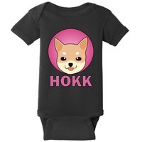 HOKK Hokkaidu Inu Crypto Currency Baby Bodysuit