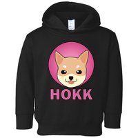 HOKK Hokkaidu Inu Crypto Currency Toddler Hoodie